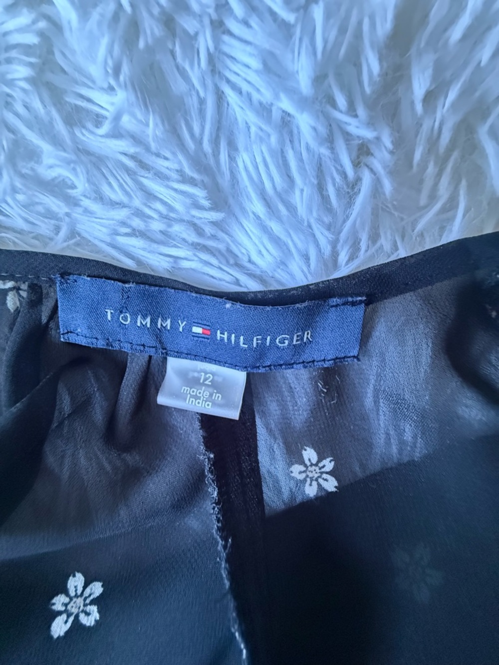 Tommy Hilfiger Black Floral Mini Dress - Picture 5 of 5